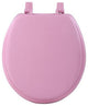 Achim Home Furnishings Cushion Soft Padded Toilet Seats, Standard Size Round, Tea Rose