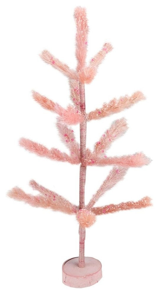 2' Pastel Peach Sisal Pine Artificial Easter Tree