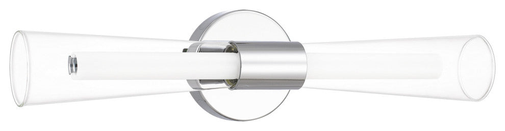 Quoizel PCAMA8522 Amara 5"W LED Bath Bar - Polished Chrome