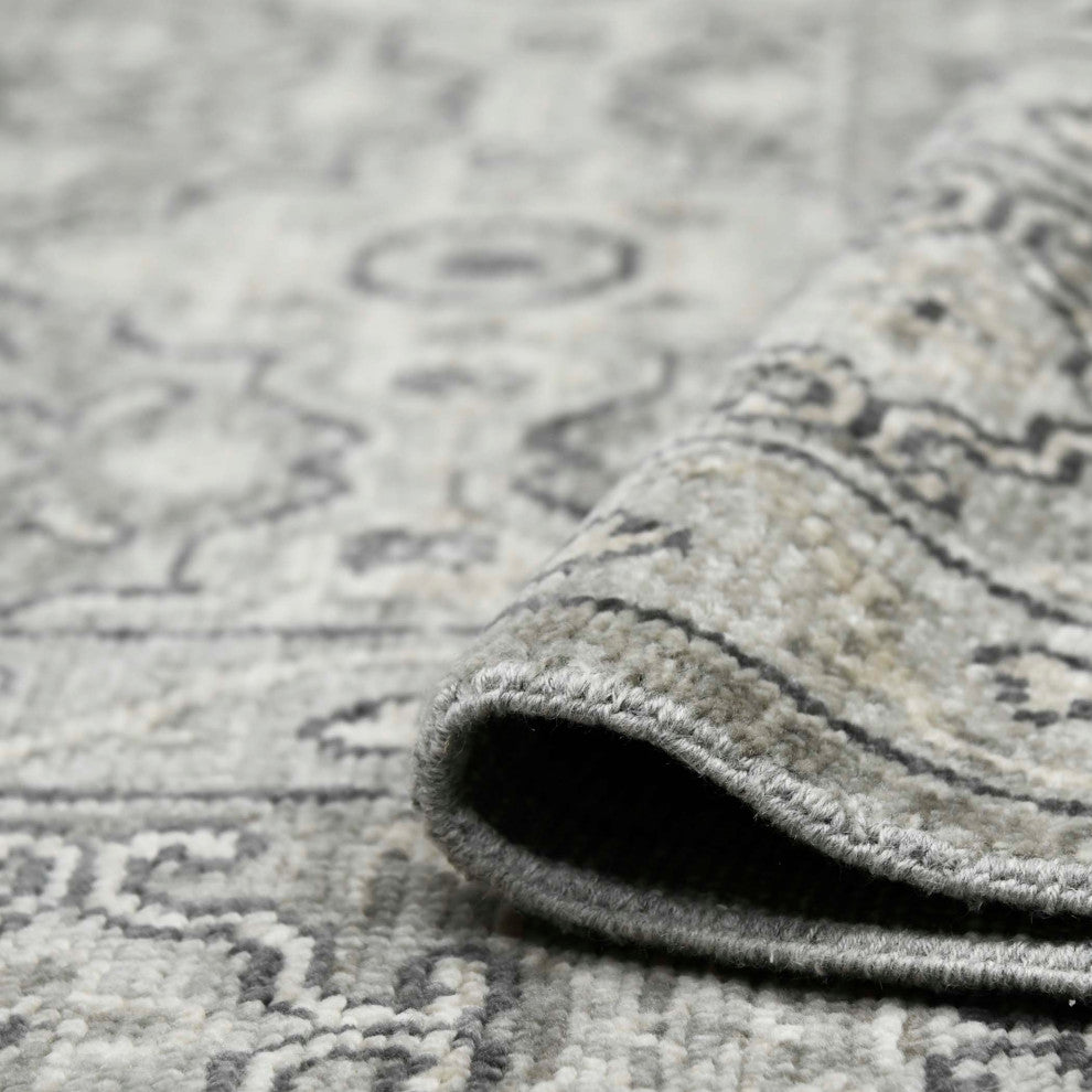 Blu Amerson Area Rug, Gray, 8' x 10', Geometric