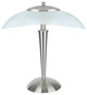 40108-8, 17 3/4" High Metal Desk Lamp with Touch Sensor, Satin Nickel Finish