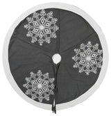 Vickerman 60" Winter Snowflake Tree Skirt