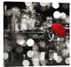 "A Kiss in the Night (BW detail)" Canvas by Dianne Loumer, 24x24"