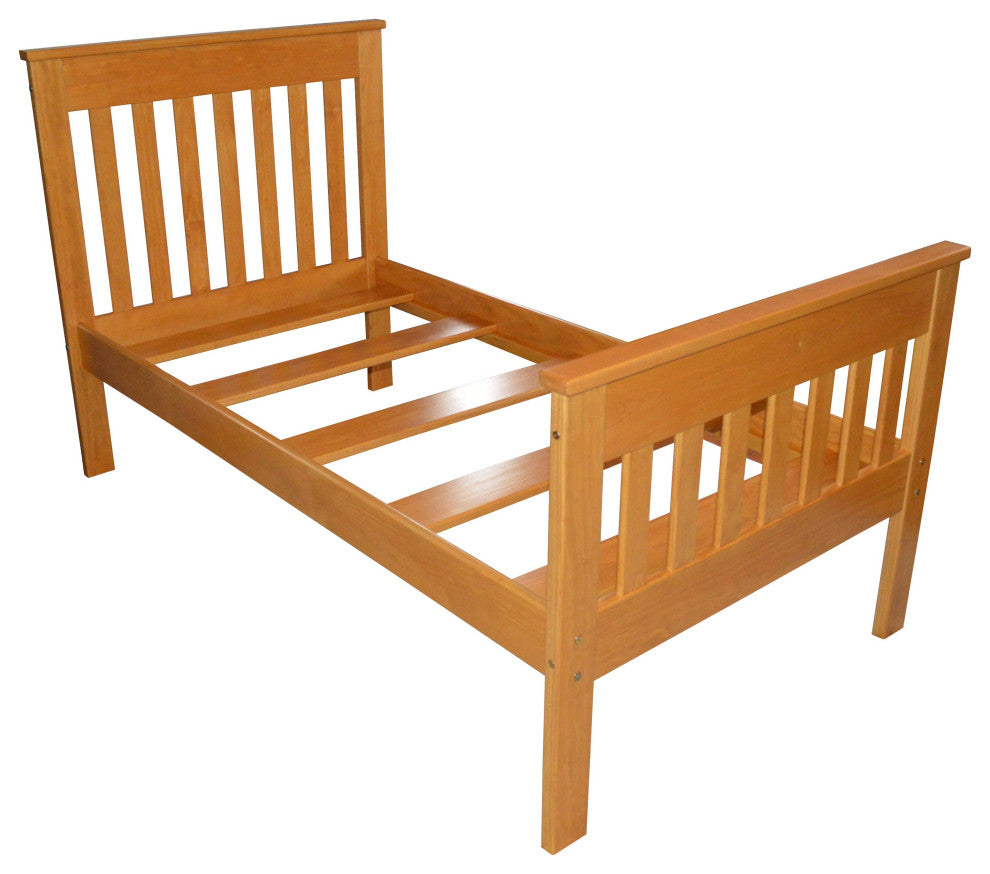 Harmony Bed, Honey Stain, Twin