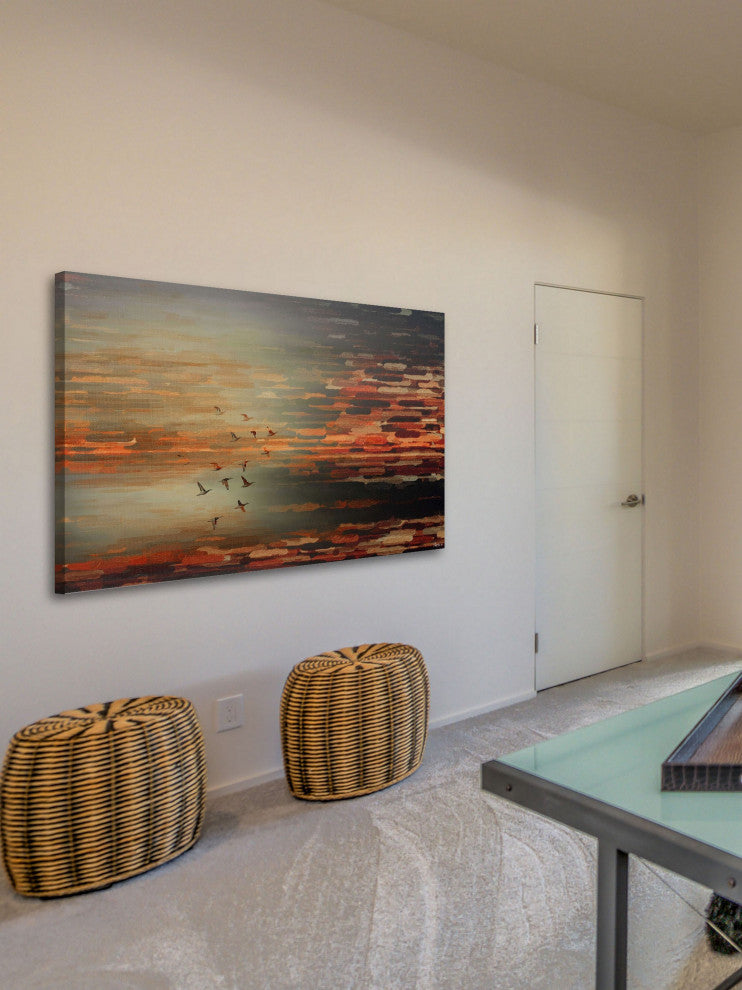 "Night Flight" Fine Art Canvas Print, 18"x12"