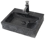 Eviva Stonie 20" Black Vessel Sink