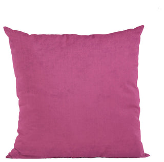 Pink Solid Shiny Velvet Luxury Throw Pillow, Double sided 22"x22"