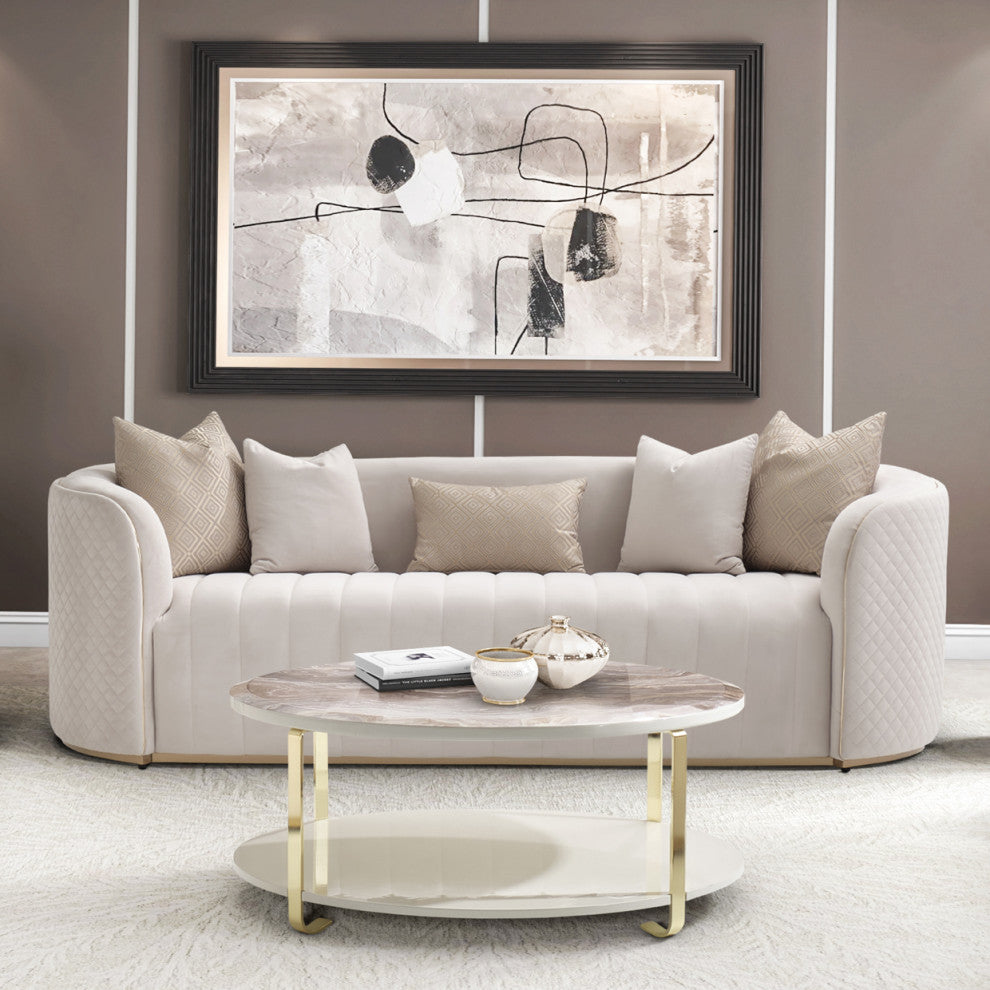 Ariana Cocktail Table, Gold
