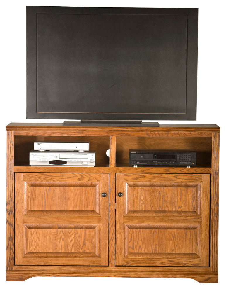Eagle Furniture Oak Ridge 55" Entertainment Console, Lite Oak