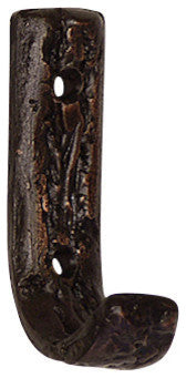 Driftwood Kitchen Hook, Vintage Pewter