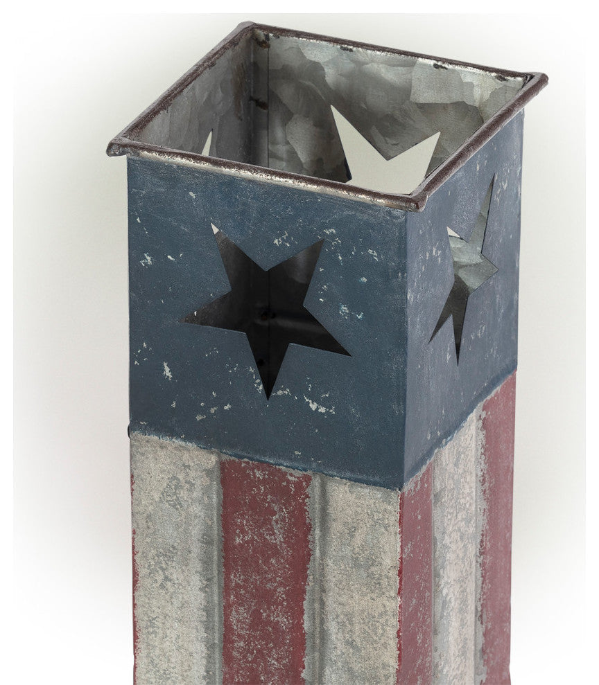 Small Patriotic Flower Planter