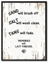 Memories Will Last Forever Inspirational, Canvas, Picture Frame, 22"X29"