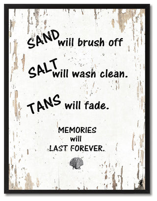 Memories Will Last Forever Inspirational, Canvas, Picture Frame, 22"X29"
