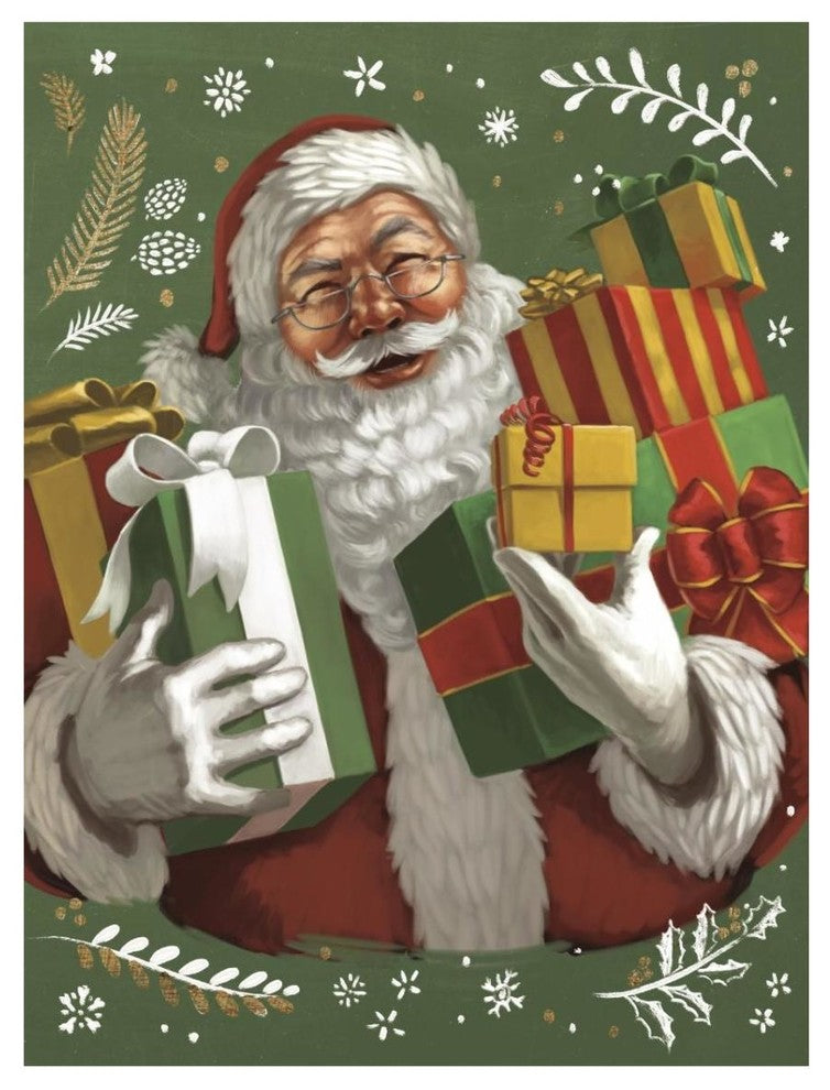 "Santas List IV Crop" Digital Paper Print by Janelle Penner, 26"x34"