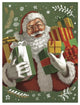 "Santas List IV Crop" Digital Paper Print by Janelle Penner, 26"x34"