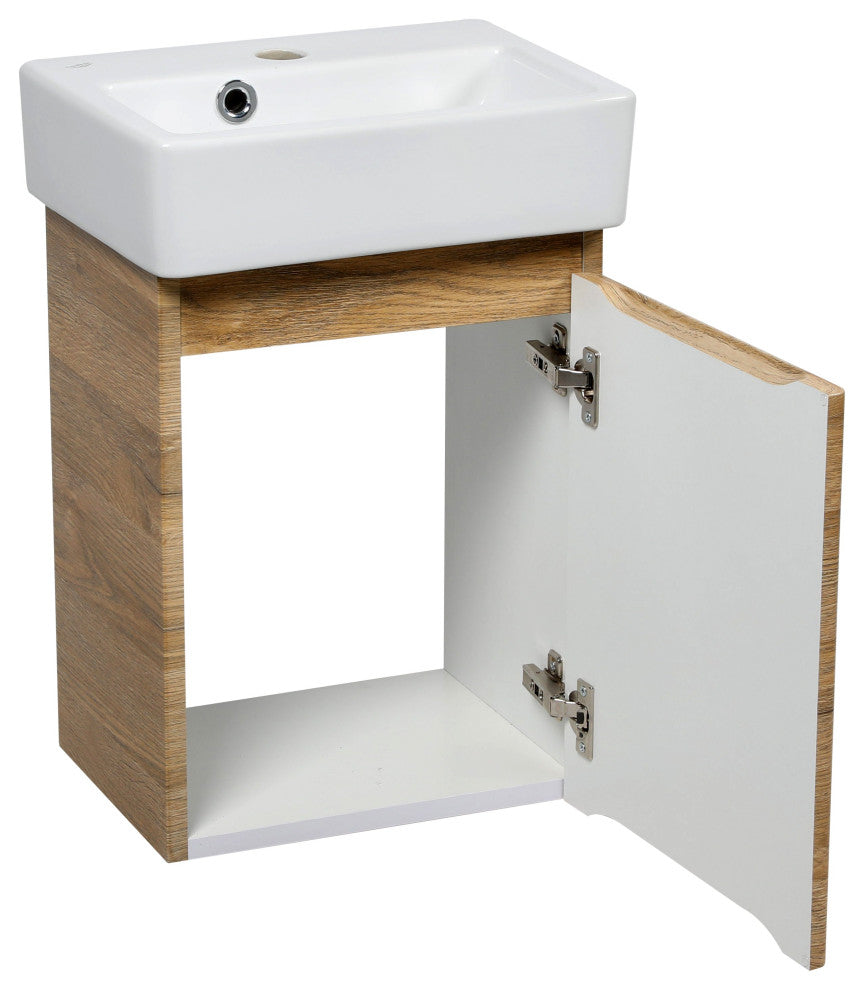 Bathroom MINI Vanity Comfort Teak Wood 15