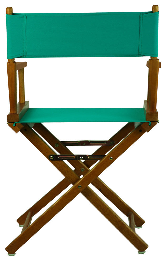 018" Director's Chair Honey Oak Frame-Teal Canvas