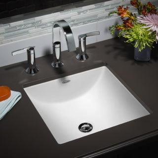 American Standard 0426.000 Studio 16" Undermount Bathroom Sink - White