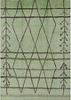 Ahgly Company Indoor Rectangle Mid-Century Modern Area Rugs, 2' x 5'