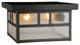 12Sq Hyde Park Double Bar Mission Flushmount
