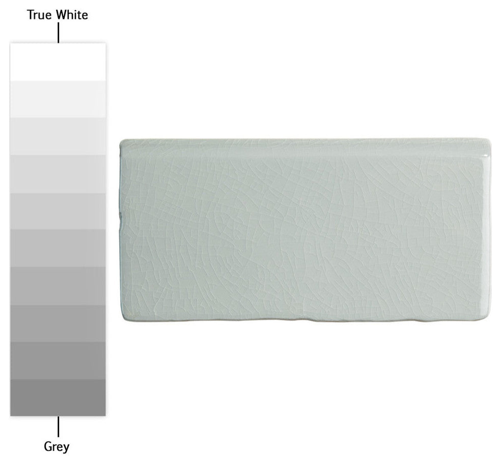 Antic Craquelle Bullnose Gris Soho Ceramic Wall Trim
