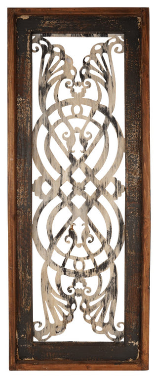 Architectural Window- Wall Decor-Braga, Distressed Gray