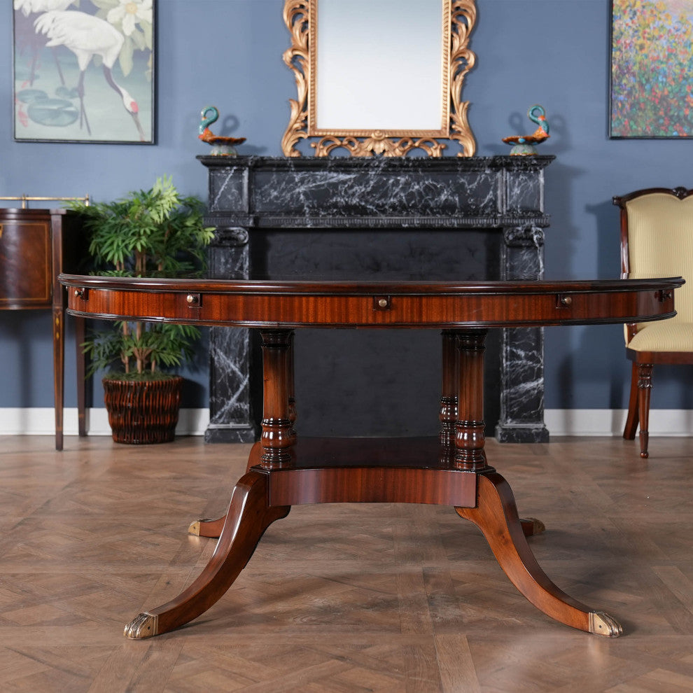 Mahogany Perimeter Dining Table