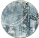 Tower Bridge London, Contemporary Disc Metal Artwork, 36"