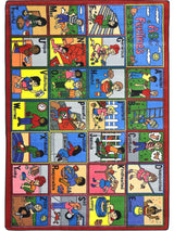 Kid Essentials Rug, ABC Feelings, 5'4"x7'8"