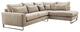 KAIA Sectional Sofa, Beige, Right