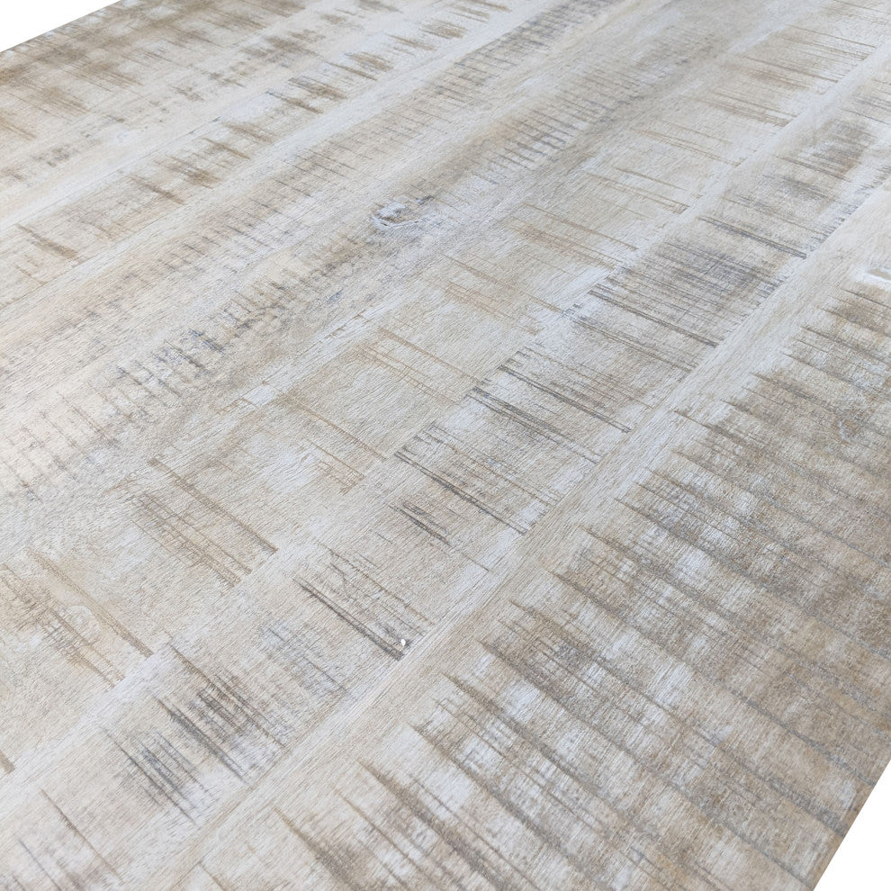 Brio Sit or Stand Adjustable Desk, Natural Driftwood/Aged Iron