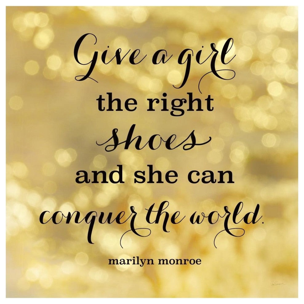 "Fashion Quotes IV" Digital Paper Print by Sue Schlabach, 42"x42"