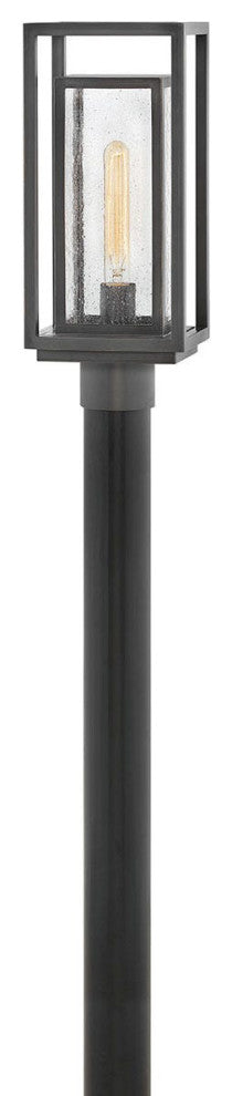 Hinkley Republic Medium Post Top Or Pier Mount Lantern, Oil Rubbed Bronze