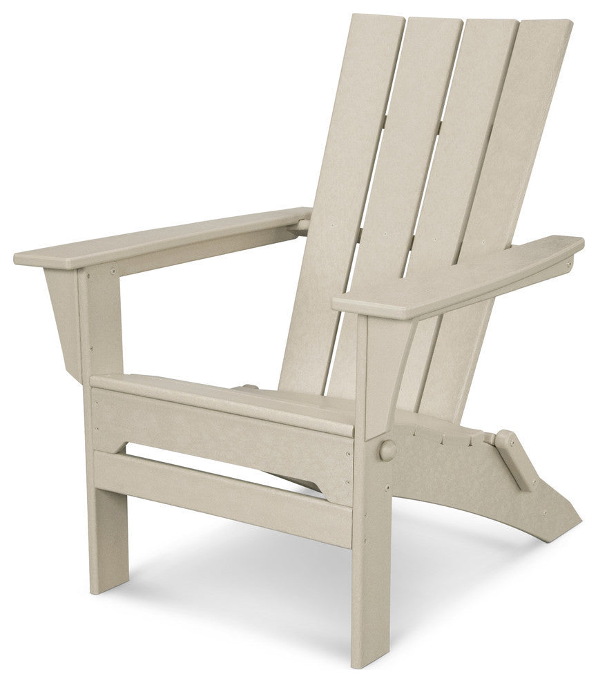 Polywood Quattro Folding Adirondack, Sand