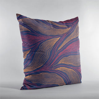 Plutus Multi-Color Leafs Floral Luxury Throw Pillow, 22"x22"