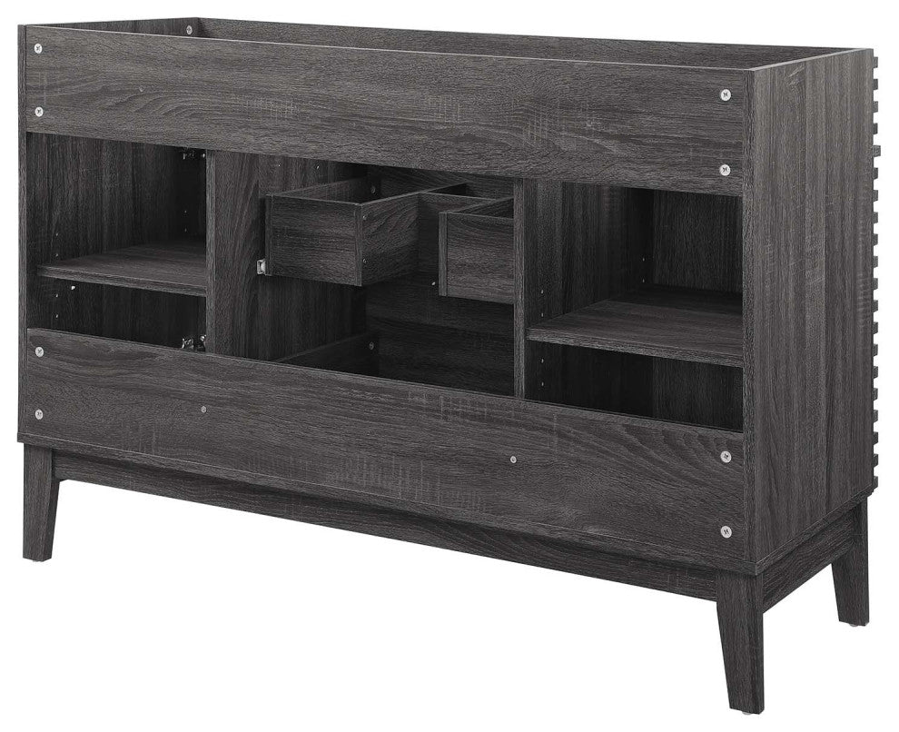 Render 48" Single Bathroom Vanity Cabinet, Charcoal