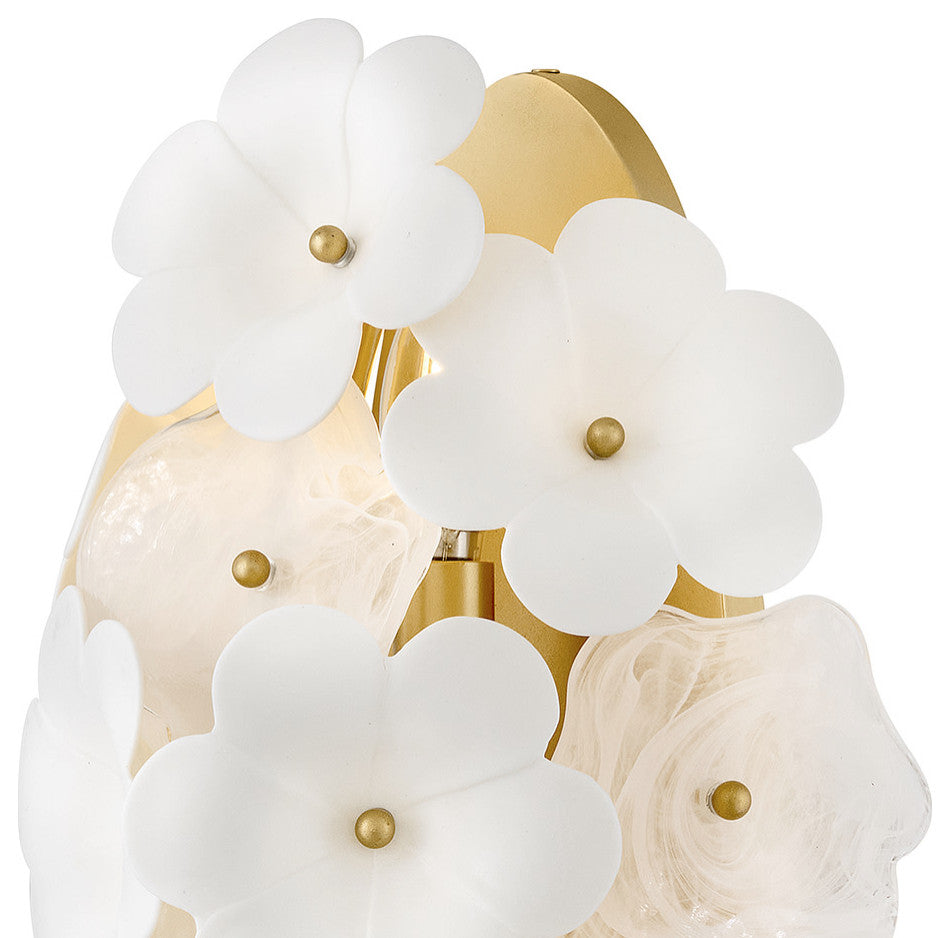 Fredrick Ramond Marianne Medium Two Light Sconce, Deluxe Gold