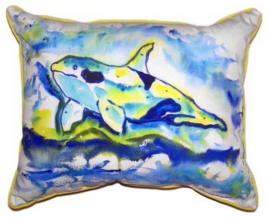 Orca Small Indoor/Outdoor Pillow 11x14 - Set of Two