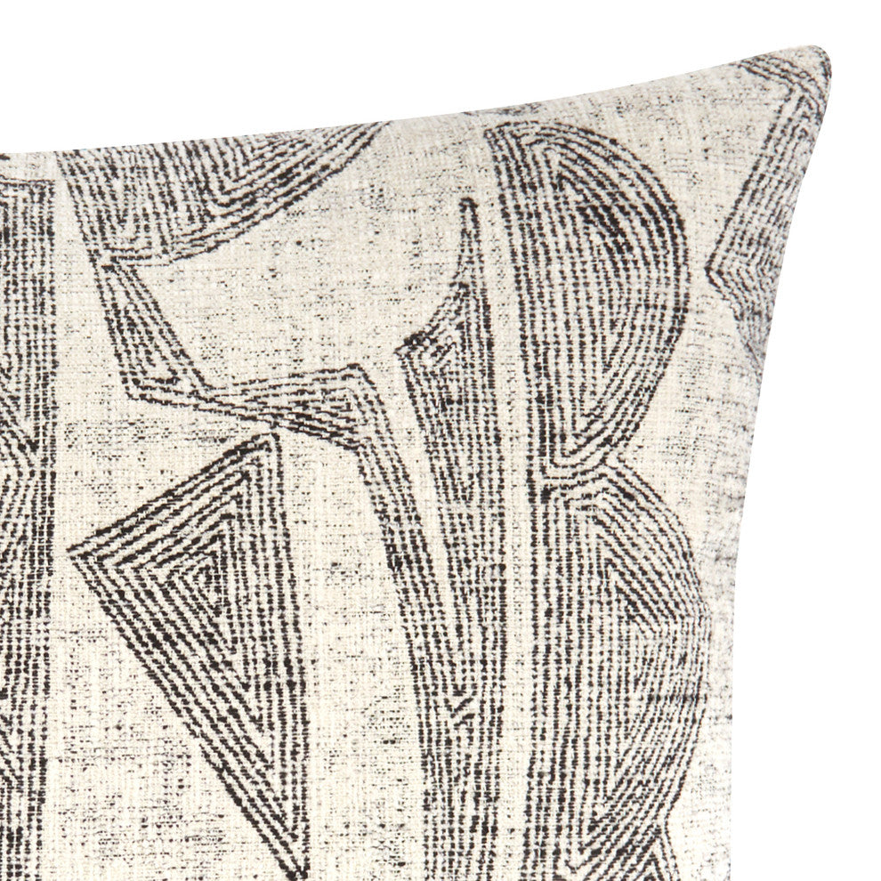 Influence Ebony Indoor/Outdoor Performance Pillow, 20"x20"