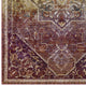 Kaede Transitional Distressed Vintage Floral Persian Medallion 4x6 Area Rug