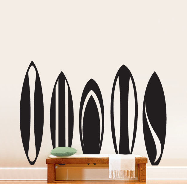 Surfboards Set Wall Decal