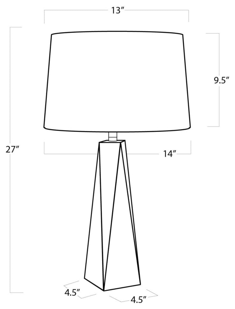 Angelica Crystal Table Lamp Small