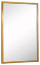 Urban Steel 1" Decorative Mirrors, Satin Brass, 24"x36"