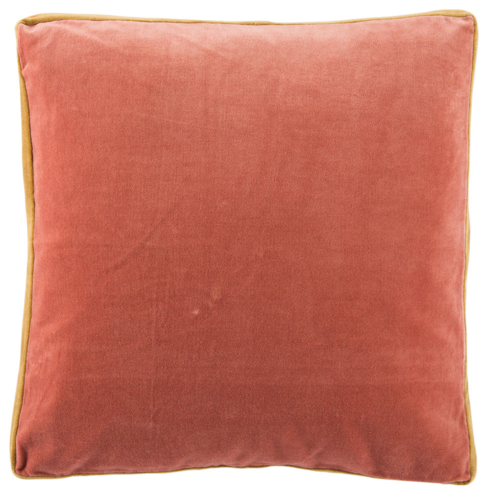 Jaipur Living Bryn Solid Throw Pillow, Pink, Poly Fill