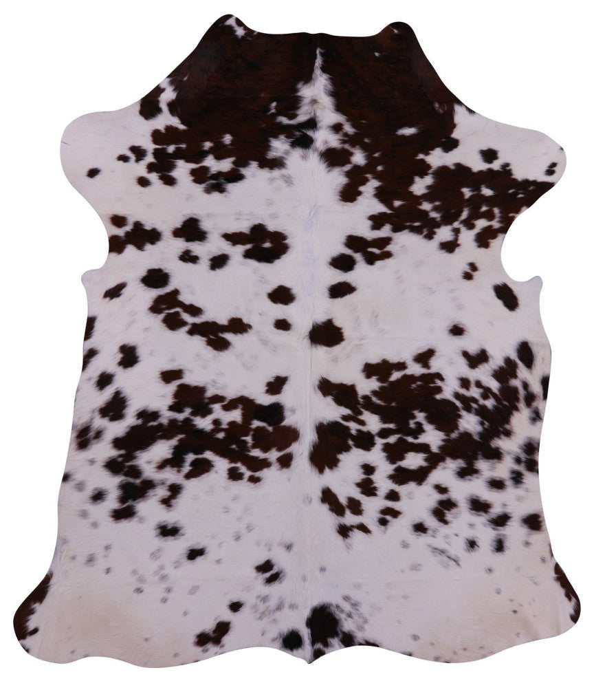 7' 1" X 6' 4" Organic Natural Hair-On Cowhide Area Rug C1715