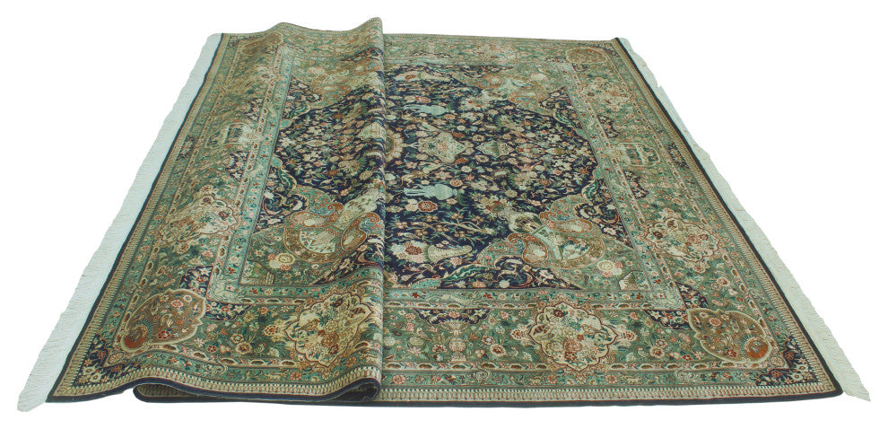 Heirloom Behroz Blue/Green Rug, 9'0x11'9