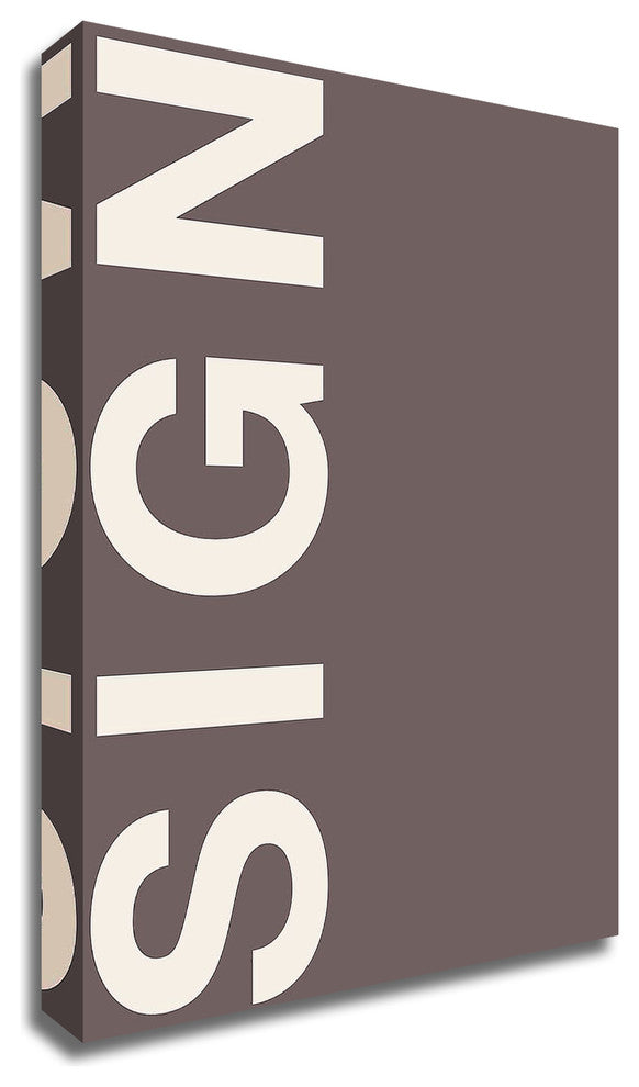 Sign by Design Fabrikken, Print on Canvas, 25"x35"