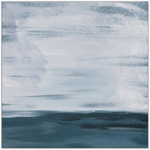 "See Beyond" Floater Framed Painting Print on Canvas, 16"x16"
