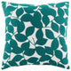 Surya Magnolia MG-001 16"x16" Pillow Cover, Ivory/Bright Blue