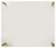 11x14" Clear UV Grade Acrylic Double Panel Floating Picture Frame Gold Hardware
